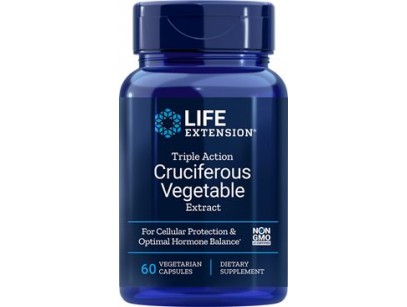 Life Extension Triple Action Cruciferous Vegetales Extract with Resveratrol