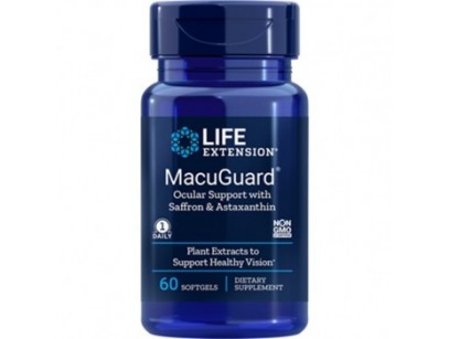 Life Extension MacuGuard® Ocular Support with Saffron & Astaxanthin Life Extension MacuGuard® Ocular Support with Saffron & Astaxanthin